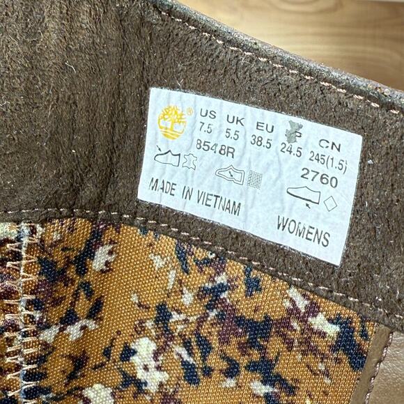 Timberland Womens Earthkeepers Savin Hill Tall Riding Boots 8548R Brown Sz 7.5 - Picture 7 of 16